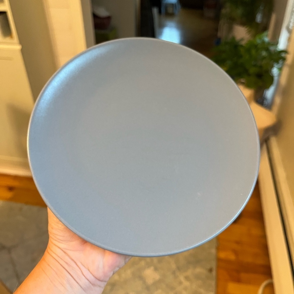 IKEA Slate Gray Salad 8” Plates Set of 4 - Picture 4 of 10